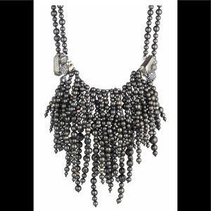 ALEXIS BITTAR Shell Pearl Collar Necklace NEW